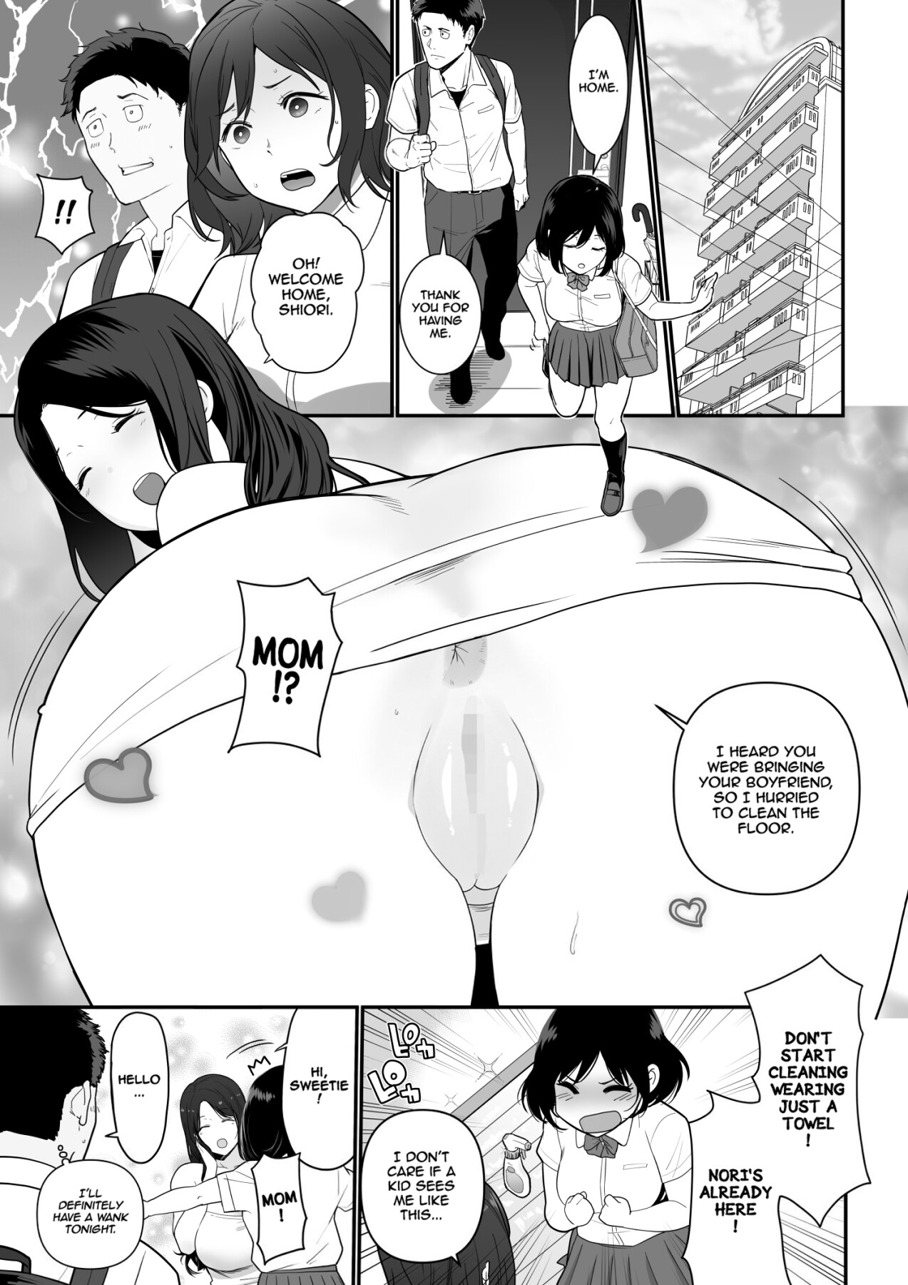Hentai Manga Comic-My Girlfriend's Mom is too Lewd, so I couldn't Hold Back.-Read-2